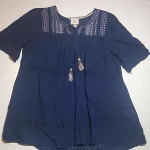 KNOX ROSE BLUE BLOUSE
